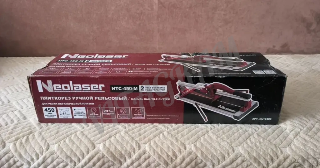 Плиткорез ручной рельсовый Neolaser NTC-450-M
