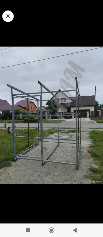 Стальной каркас хозблока на дачу или стройку