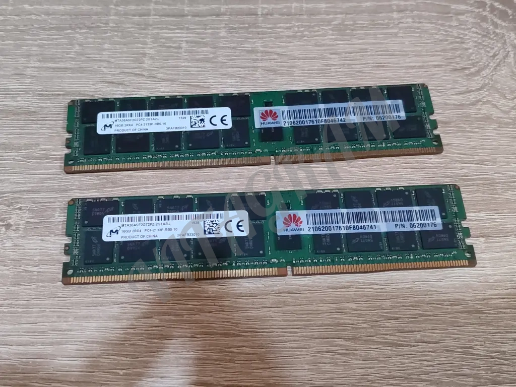 Серверная память 16GB DDR4 ECC RDIMM Micron (Huawei) PC4-2133P (32Гб)
