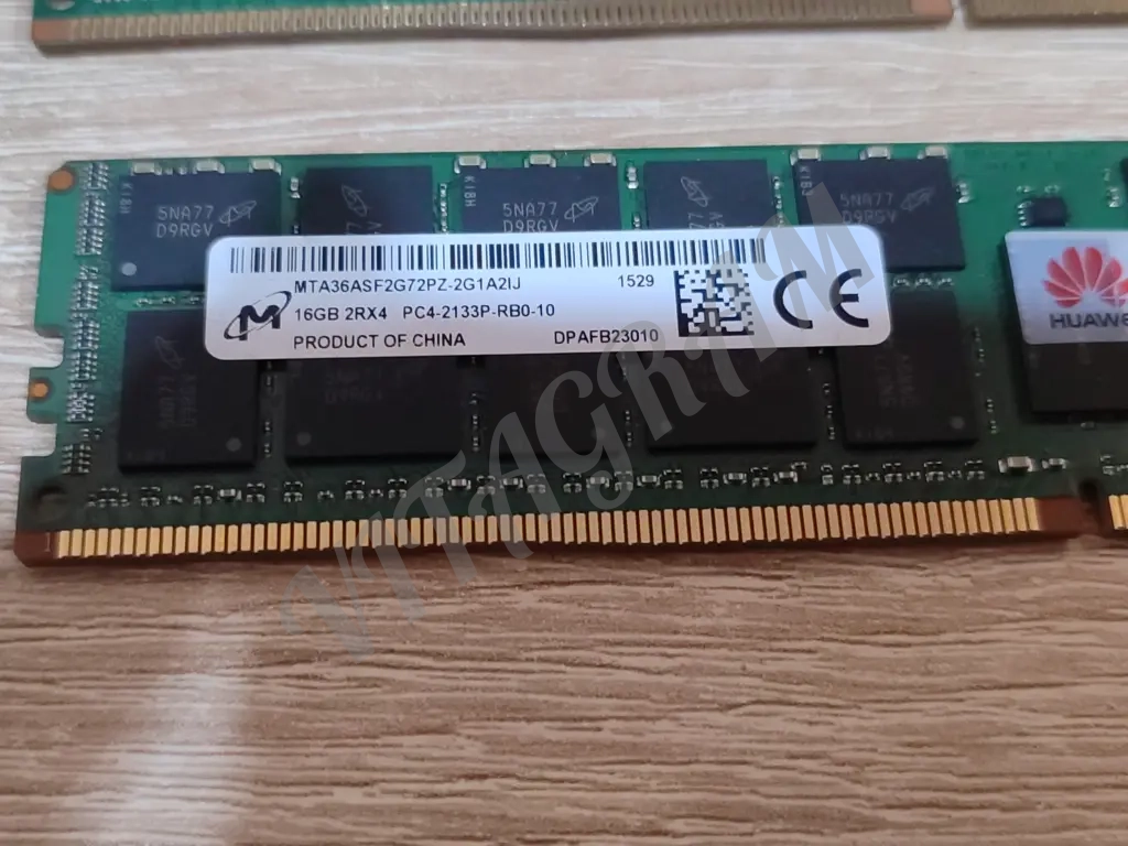 Серверная память 16GB DDR4 ECC RDIMM Micron (Huawei) PC4-2133P (32Гб)