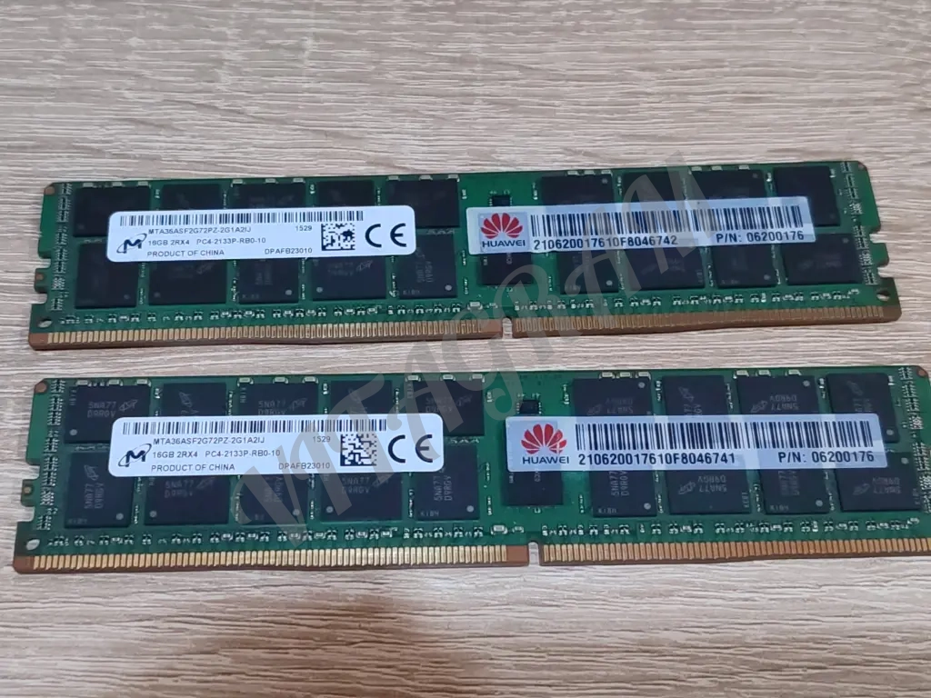 Серверная память 16GB DDR4 ECC RDIMM Micron (Huawei) PC4-2133P (32Гб)