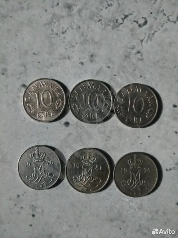 10 эре Дания 1973-88