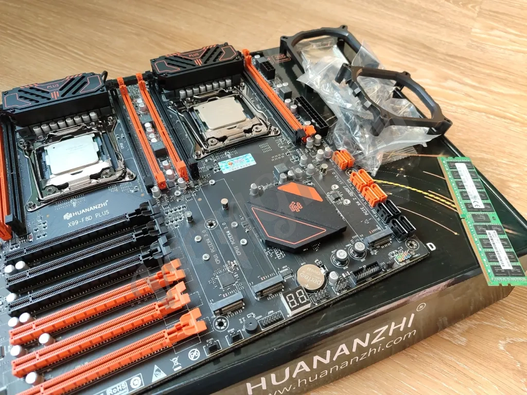 Двухпроцессорная мaтepинкa, 2*2696 v4 22/44, 16Гб