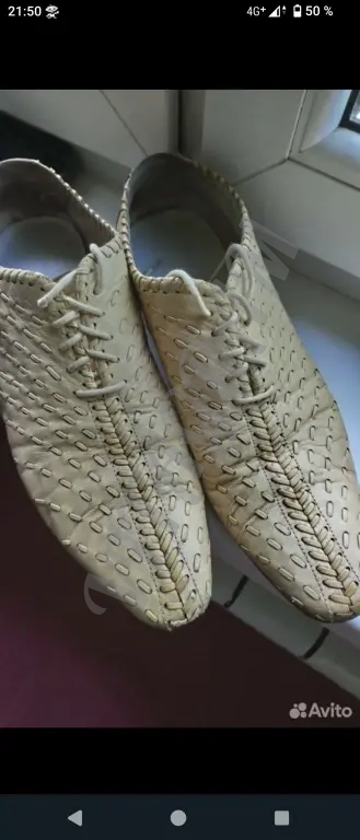 Полуботинки мужские кожаные в хорошем состоянии