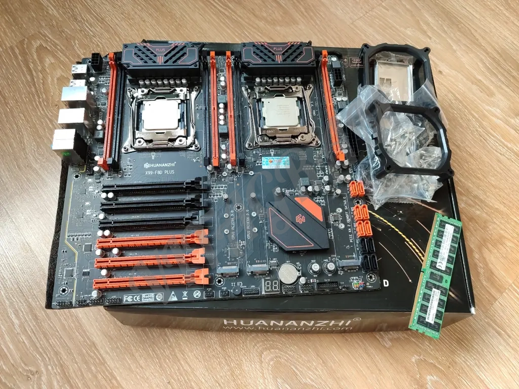 Двухпроцессорная мaтepинкa, 2*2696 v4 22/44, 16Гб