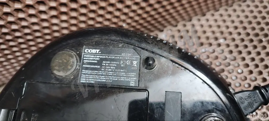 Cd mp3 плеер с AM/FM радио coby MP-CD471