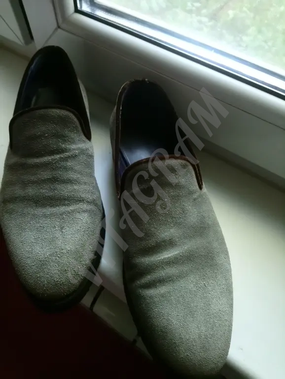 Лоферы на широкой подошве в отличном состоянии