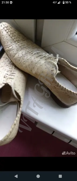 Полуботинки мужские кожаные в хорошем состоянии