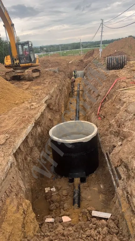 Продавливание стального футляра. Котлованы. Шахты. Штольни.