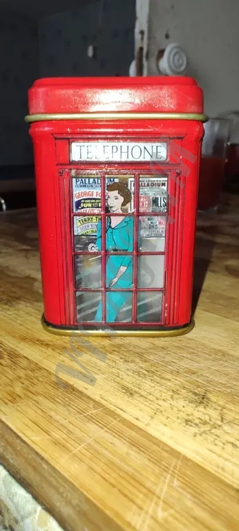 Жестяные баночки для чая Англия