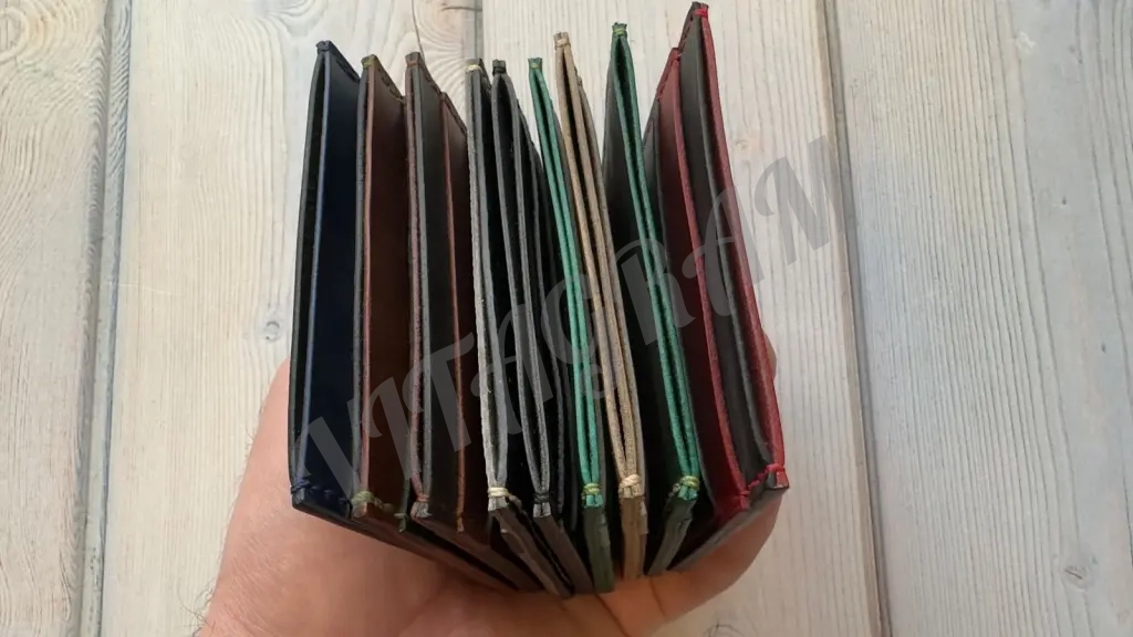 картхолдер визитница мини кошелёк из натуральной кожи ручной работы