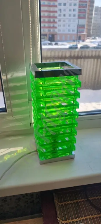 Светильник сенсорный зеленый