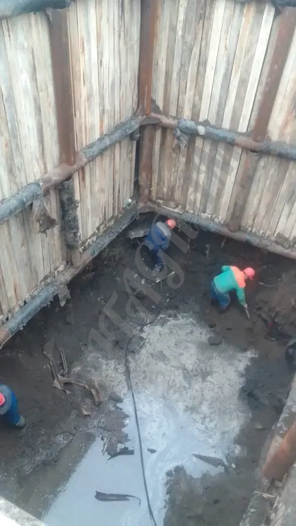 Продавливание стального футляра. Котлованы. Шахты. Штольни.