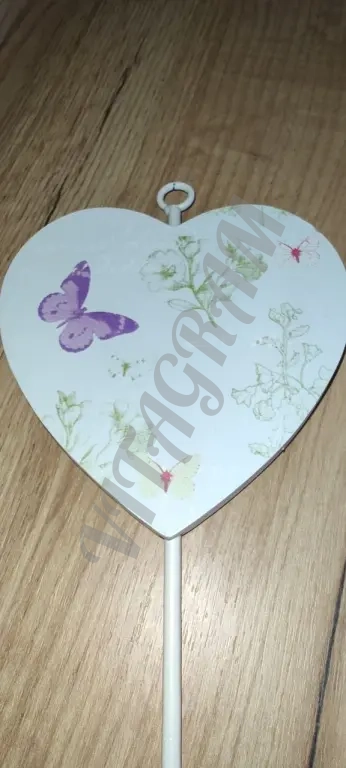 Вешалка крючок, сердце "Прованс"