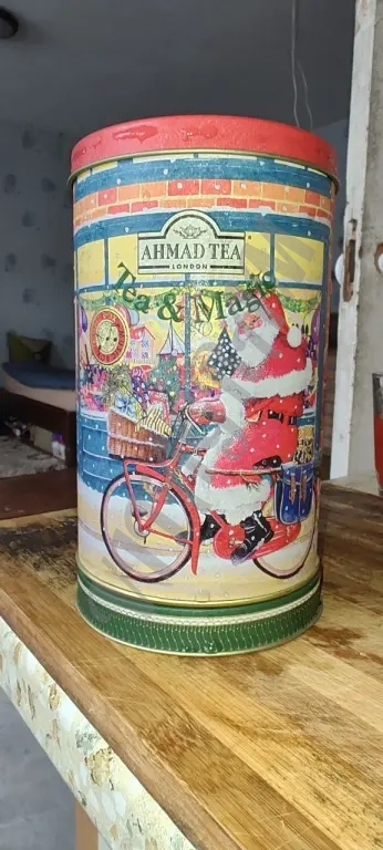 Новогодний подарок Музыкальная шкатулка чайница