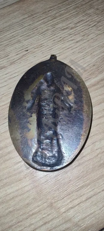 Кулон бронзовый тяжелый католический