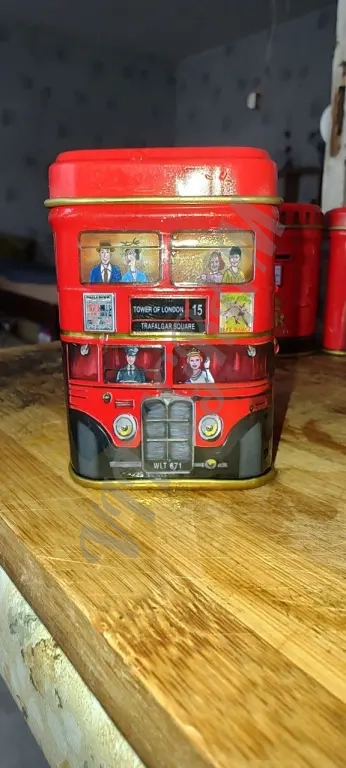 Жестяные баночки для чая Англия