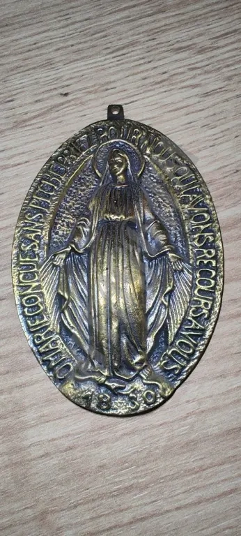 Кулон бронзовый тяжелый католический