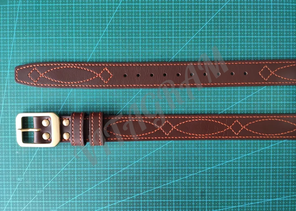Ремень из кожи буйвола 40 мм