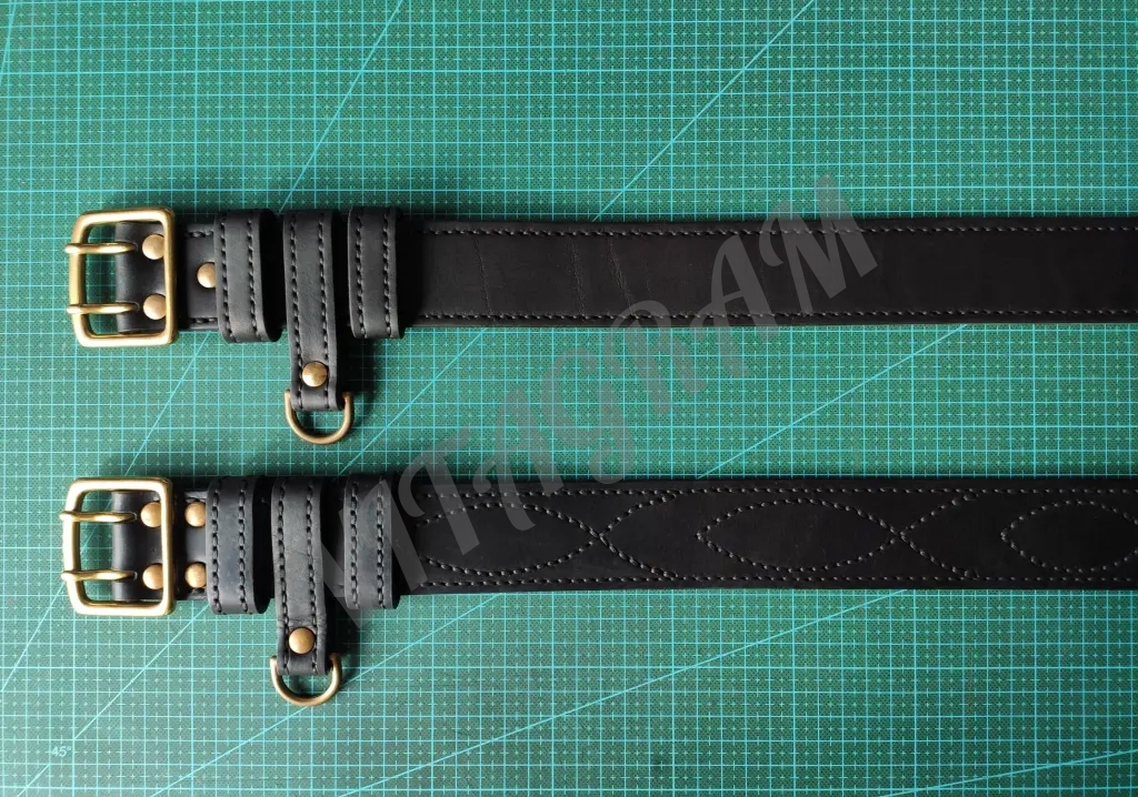 Ремень офицерский 44 /45 мм в черном цвете
