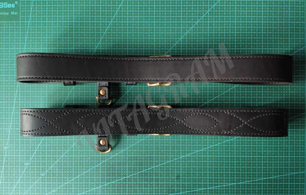 Ремень офицерский 44 /45 мм в черном цвете