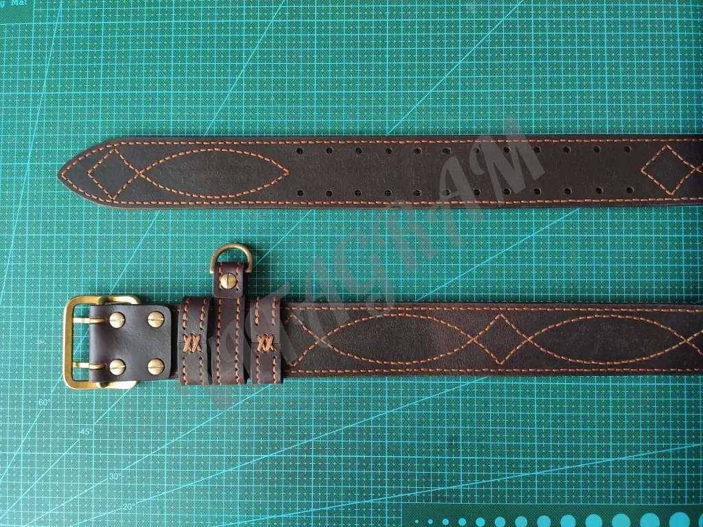 Ремень офицерский 50 мм, цвет «вишня»