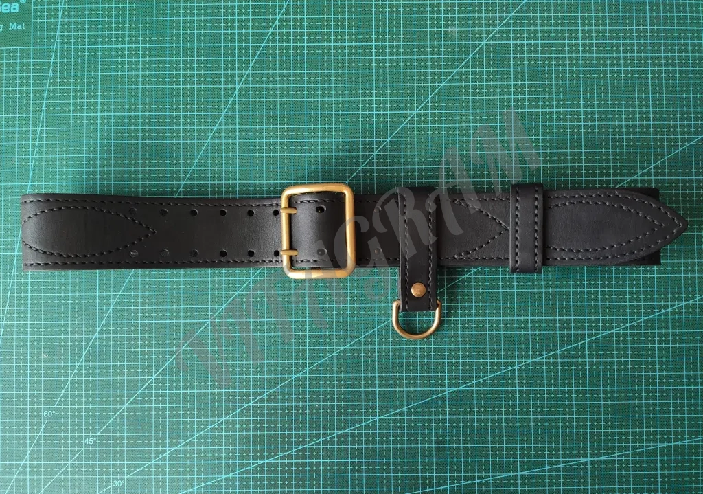 Ремень офицерский 2 размер, ручная работа