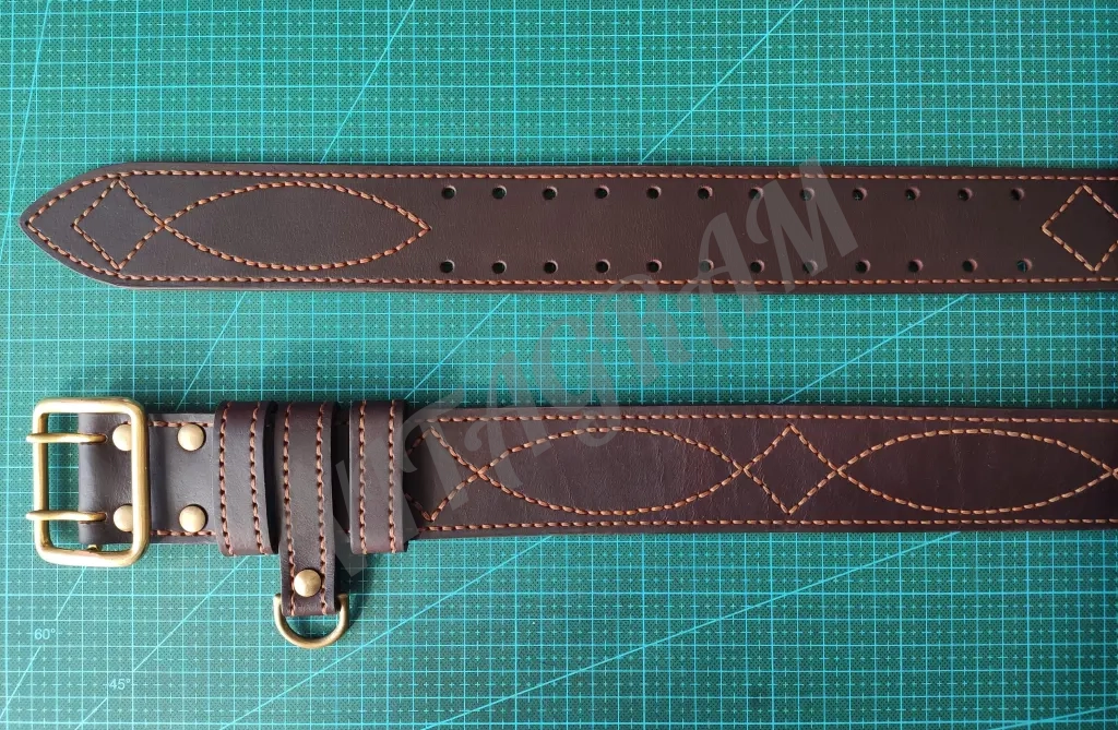 Ремень офицерский 50 мм, цвет «вишня»