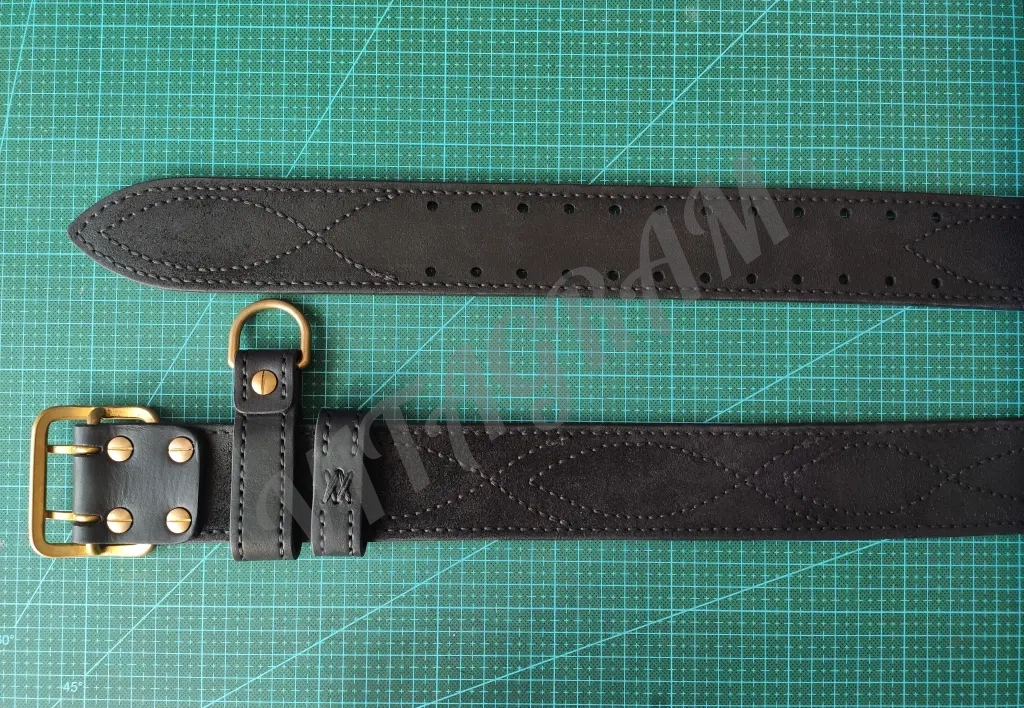 Ремень офицерский 2 размер, ручная работа