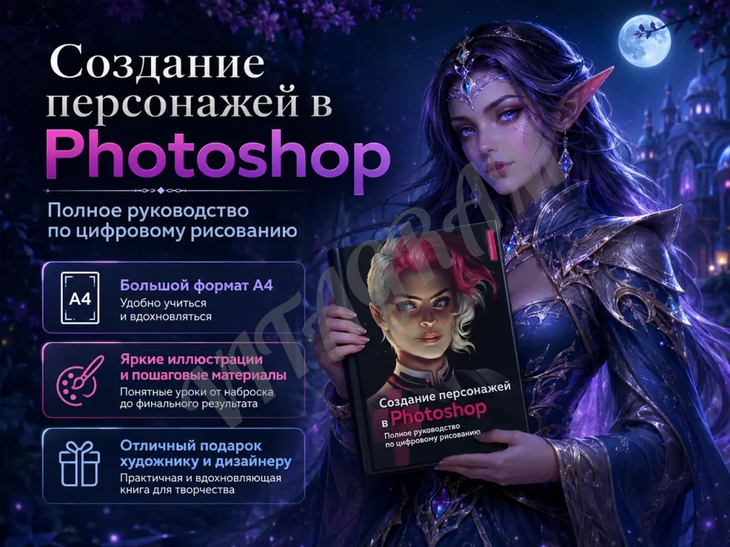 Книга Создание персонажей в Photoshop