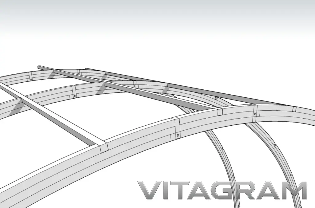 Каркас ангара разборный