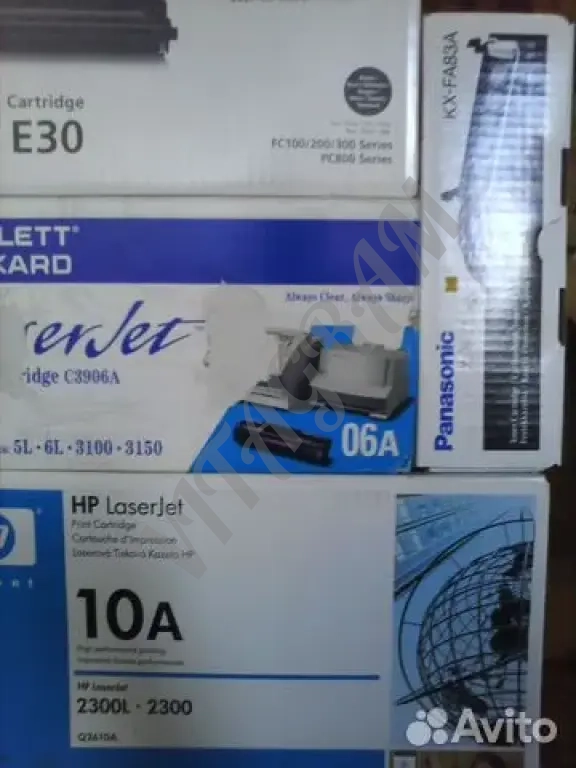 Картриджи для лазерных принтеров HP, Ricoh, Canon